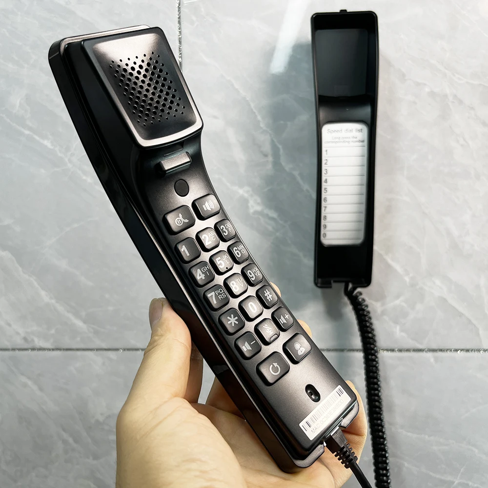 Wand-IP-Telefon Voip-Telefon für Badezimmer WC-Schluck-Telefone für Hotel waschraum