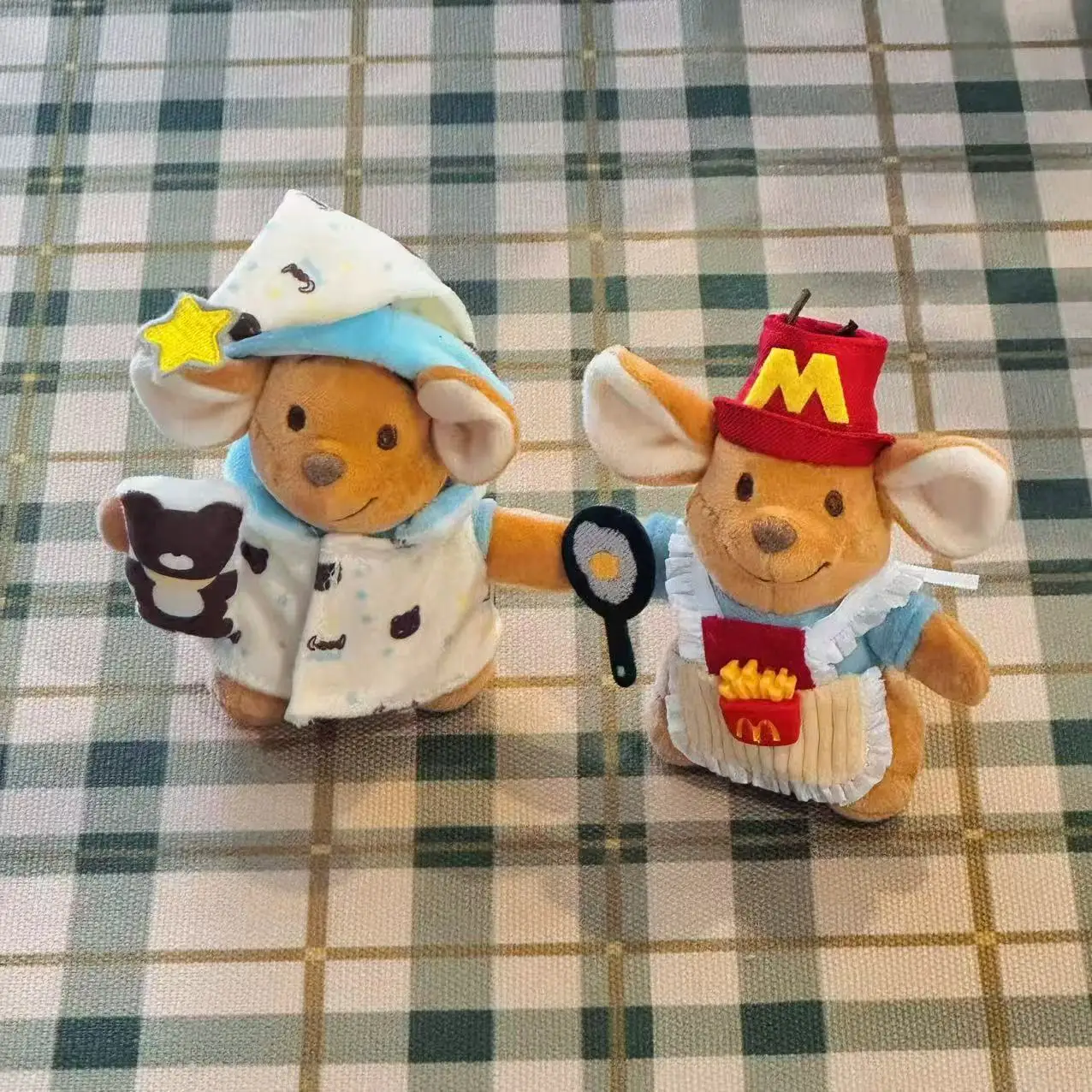 الكرتون رو الدائمة القطن دمية الفأر مائة الفكر حديقة Wallaby أفخم المفاتيح لطيف زخرفة هدية عيد ميلاد