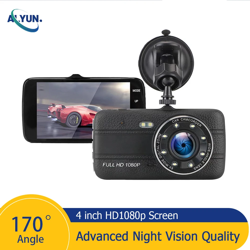 Car DVR HD 1080P Dash Cam Rear View Vehicle Camera Drive Video Recorder Black Box Night Vision Auto Dashcam Car Accessories