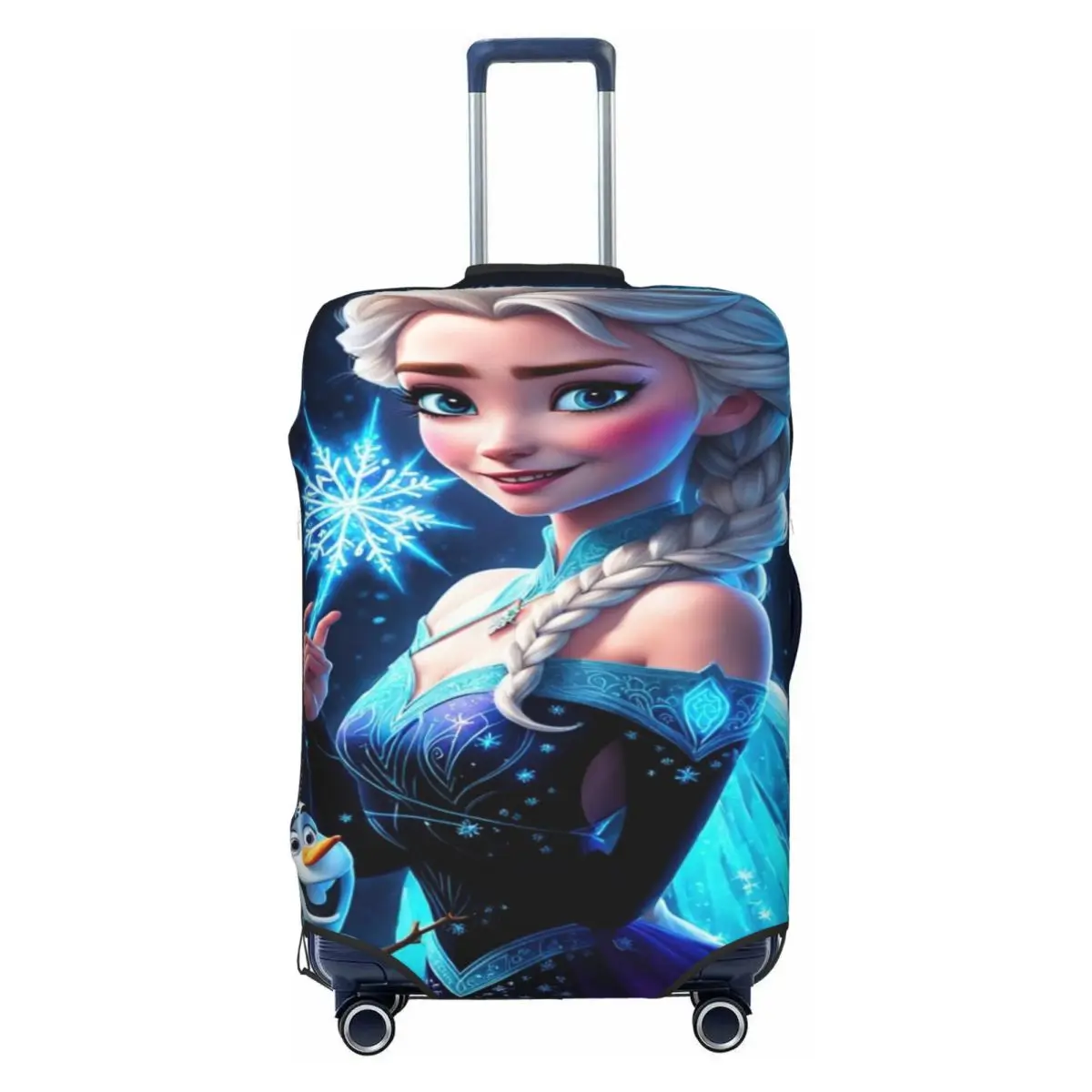 

Custom F-Frozen Cartoon Elsa Luggage Cover Elastic Travel Suitcase Protective Covers Suit For 18-32 inch