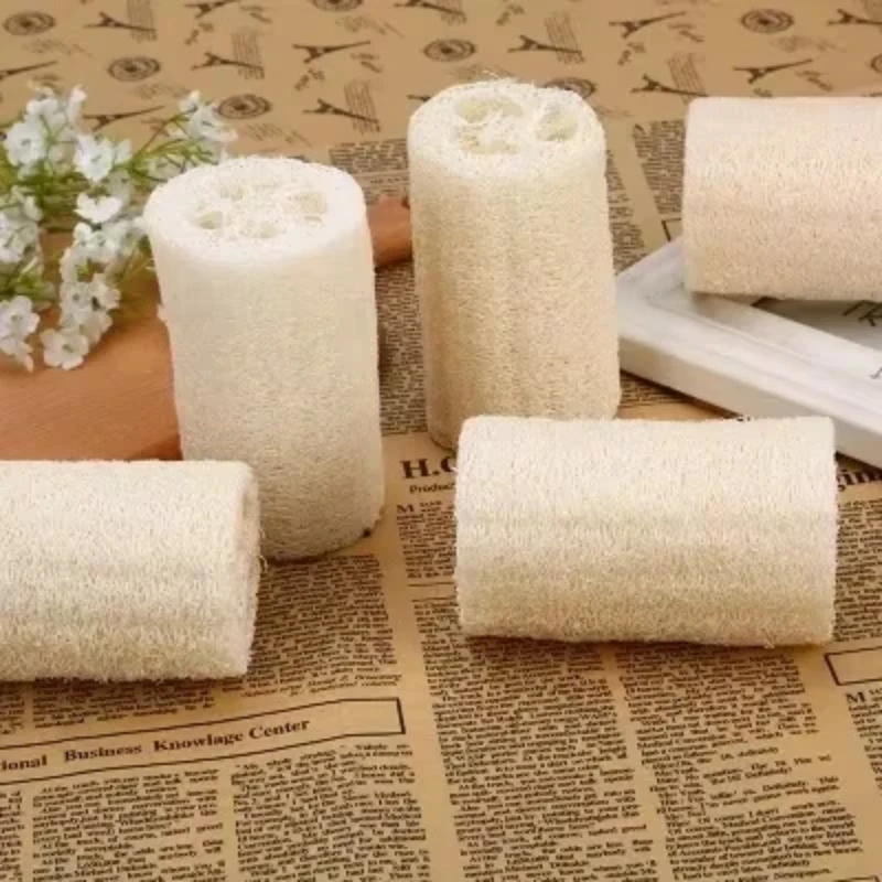 Esponja exfoliante de lufa natural para baño y ducha - imagen 2