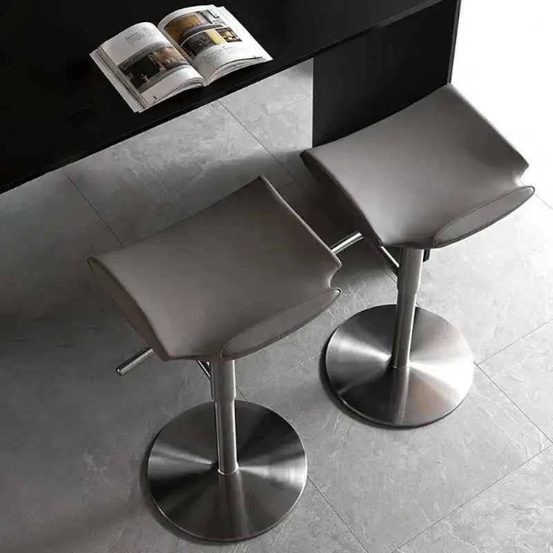 Regulowany Wysokość Nowoczesny Stołek Barowy Premium Nordic Luksusowy Stołek Barowy do Salonu Wygodny Stołek Kuchenny Tabouret De Bar Meble