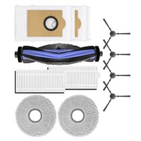 A94E-Accessories Kit(11 PCS) For Lefant M3 Robot Vacuum Cleaner-Main Side Brush, Mop Pads, Filters, Dust Bags Replacement Parts