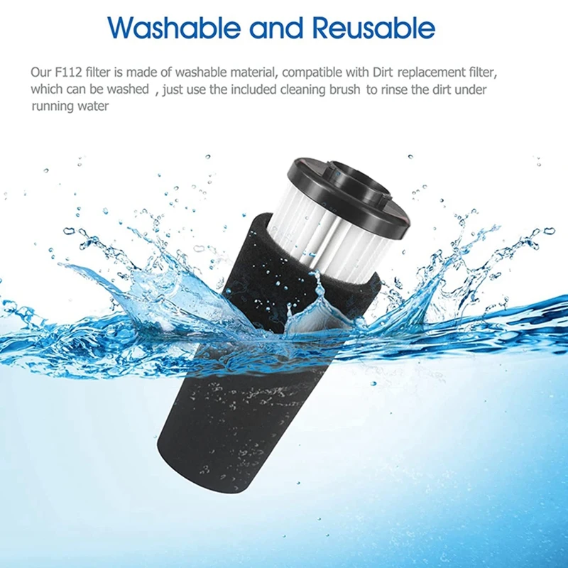 F112 Запасные части фильтра Пенопластовый фильтр для вертикального пылесоса Dirt Devil UD70174 UD70174B UD70164 UD70182 UD20124