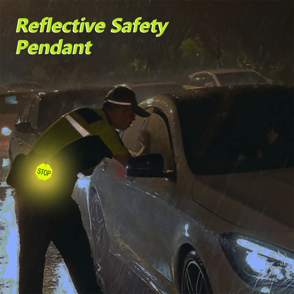 10 قطع الإبداعية وقف إلكتروني المفاتيح عاكس تحذير قلادة ليلة السفر دراجة حقيبة قلادة الملحقات #2