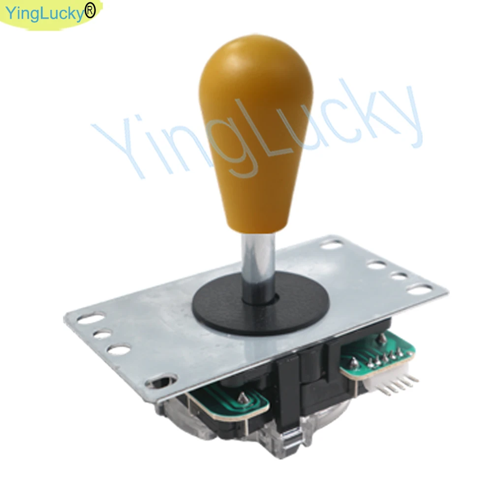 Klassischer 5-poliger Arcade-Joystick mit ovalem Topball-Kopier-Sanwa-Joystick im amerikanischen Stil für PC, Zero Delay, Raspberry Pi, Arcade Neo – Detail 7
