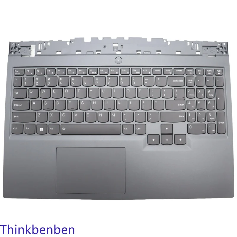 US English Grey Keyboard Upper Case Palmrest Shell Cover For Lenovo Legion Legion 5 15 15ITH6 5CB1D10664
