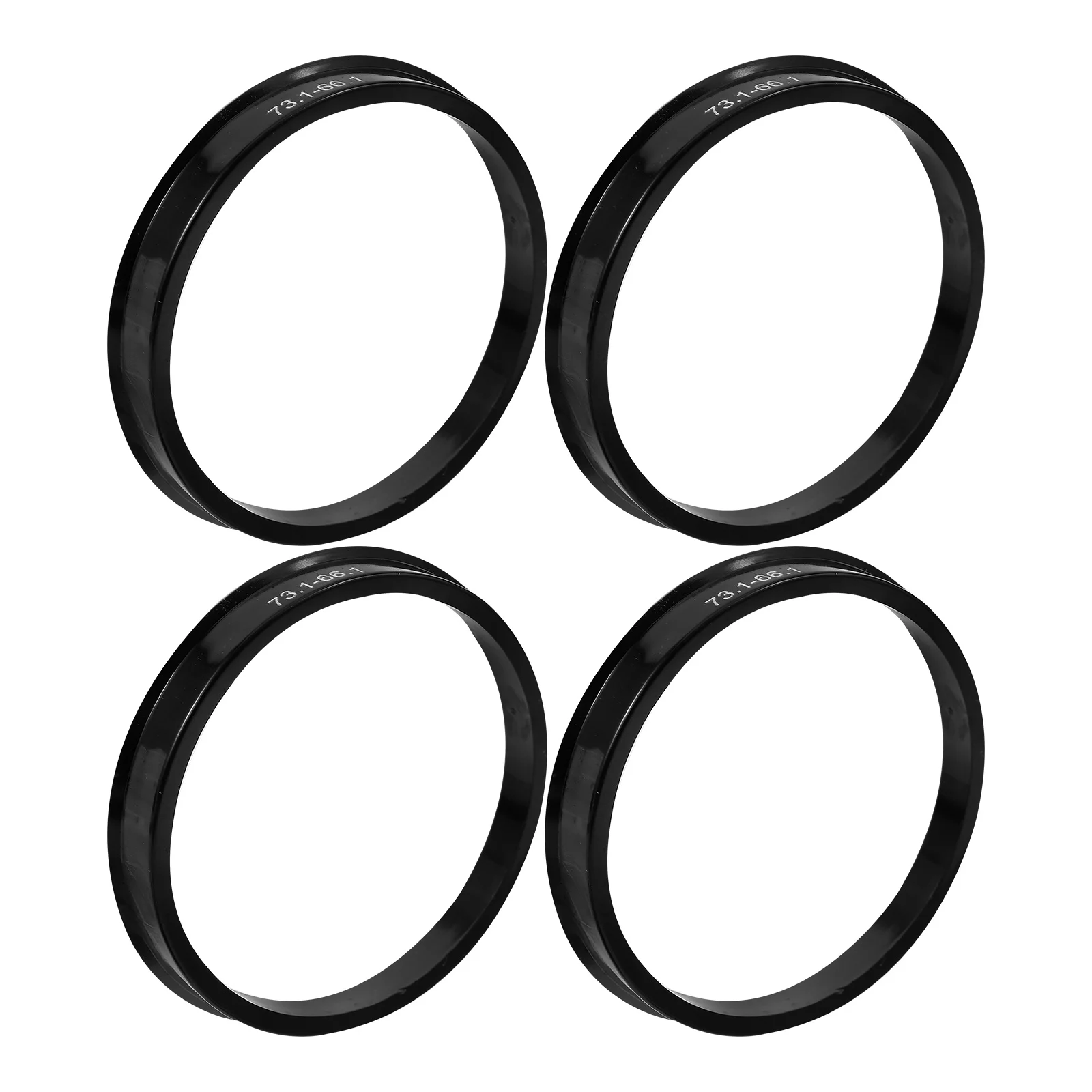 

4 Pcs Wheel Hub Rings Hub Centric Car Aluminum Alloy Plastic Replacement Centering Rings for Rims Vehicle Accessories