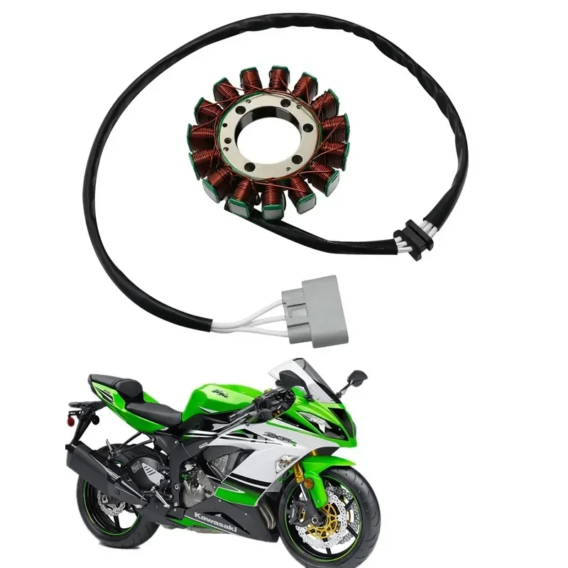 

Запчасти для мотоциклов Kawasaki Ninja ZX6R ZX-6R ZX636 2009-2012, запчасти для мотоциклов, катушка статора, аксессуары для мотоциклов