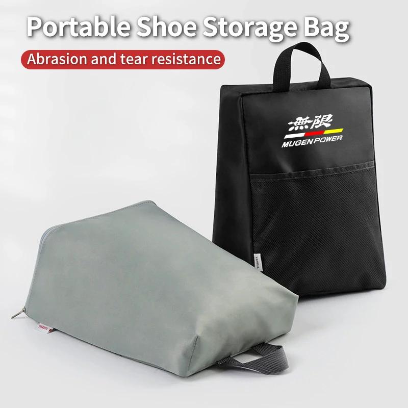 New Car Portable Shoe Storage Bag Sneaker Bag Organizer Travel Bag For Honda Mugen Power Civic 5D Accord Stream Insight