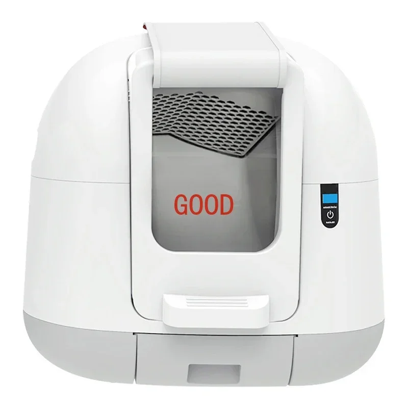 Wholesale White Touch Sensing Automatic Quick Cleaning Cat Litter Box
