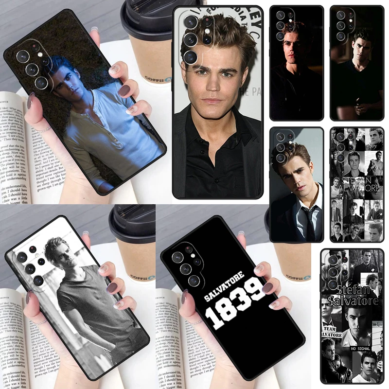 Vampire Diaries Stefan Salvatore Cover For Samsung Galaxy S23 Ultra S22 S20 S21 FE S8 S9 S10 Plus Note 10 20 Ultra phone Case