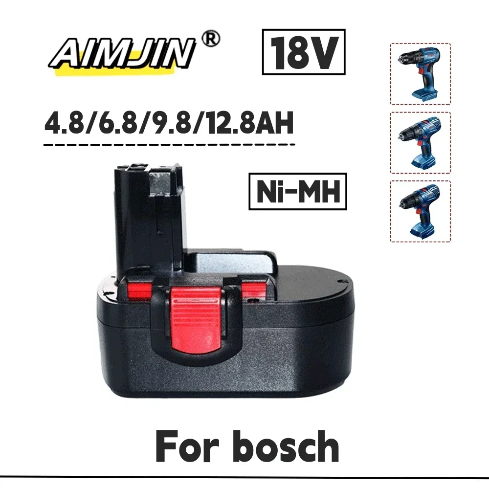 

NEW 18V 4.8/6.8/9.8/12.8ah Remplacement Battery for Bosch BAT025 BAT026 BAT160 2607335277 2607335535 2607335735 PSR 18 VE-2 GSR