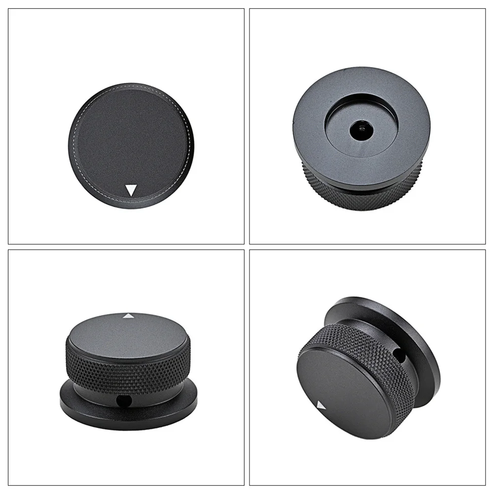 

Aluminum Guitar Knob Black Volume Tone Control Replacement for Electric Guitar Bass Amp Potentiometer DIY Upgrade Part