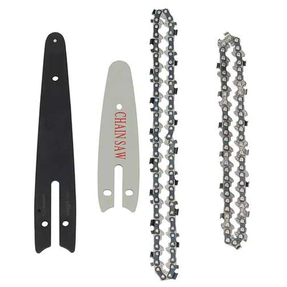 Set Rantai Tajam dan Rel Pemandu RALCA-4/6 Inch untuk Gergaji Mini, Perkakas Khusus Rantai Gergaji