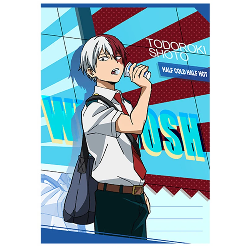 My Hero Academia Unisex Midoriya Izuku Bakugou Katsuki Todoroki Shoto officiële autorisatie van China animatie notitieboekje