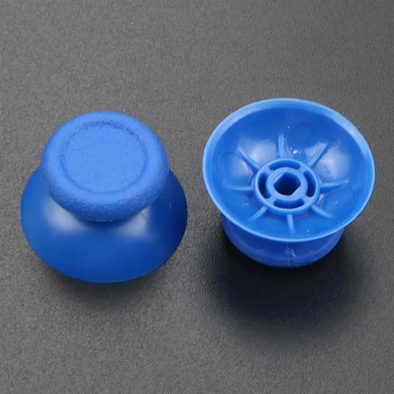 YuXi penutup grip Analog 3D 2 buah, untuk pengontrol PS4 DS4, pegangan topi stik Joystick Analog