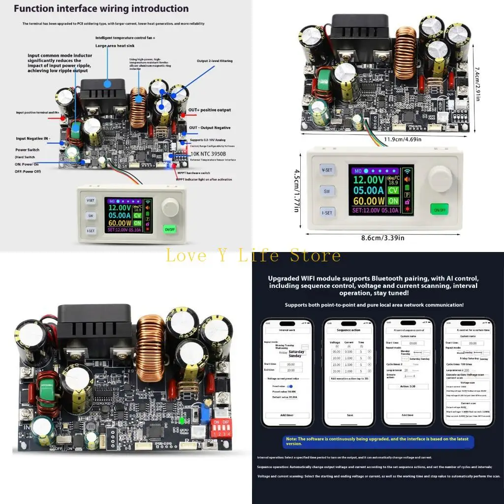 

L74C 0 ~ 125V 2000W Удавливая вниз стабилизированное регулятор тока напряжения