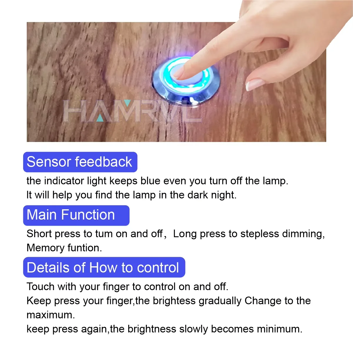 1-2pcs led Dimmer 12v Touch Switches For LED Strip Light Stepless Dimmable Brightness Controller DC 5V-24V Light Dimmer Control