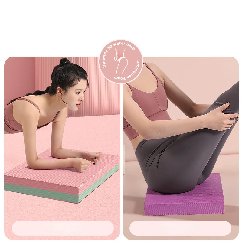 Pilates Yoga Balance Pad Mat Exercise Non-slip Foam Balance Cushion Balance Board Fitness Training Body Building Gym Equipment