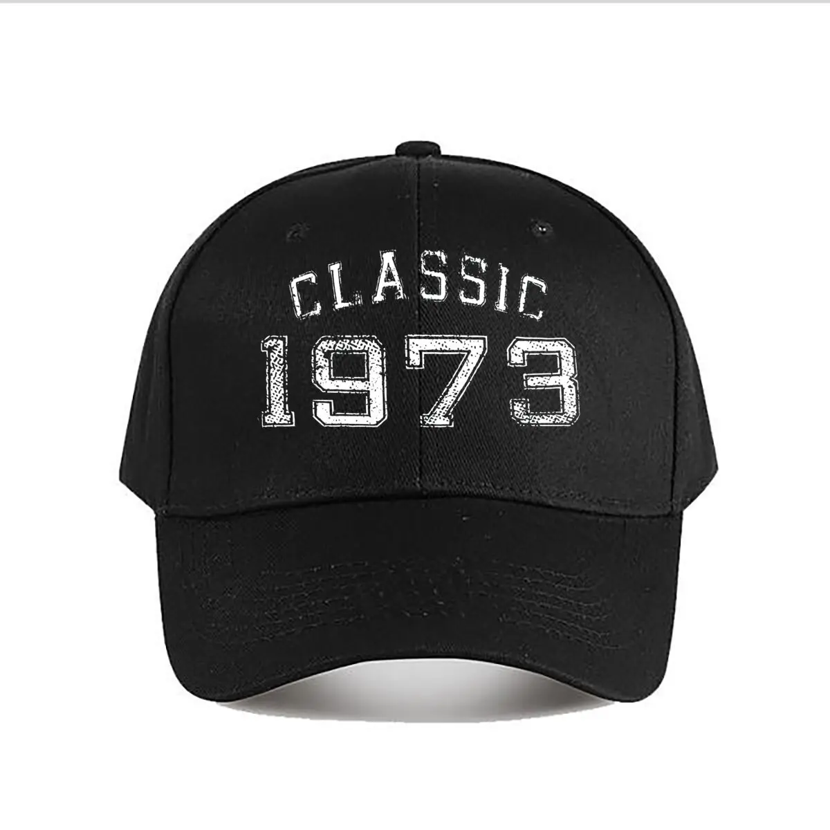 Classic 1973 Vintage Varsity Lettering Baseball Cap Fashion Men Sunhat Women's Outdoor Sports