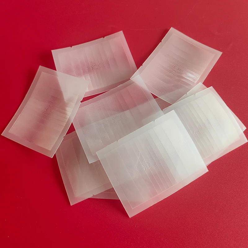 56x53.5x0.65mm Schistose HDPE Fresnel Lens for Far Sensing Distance Human Body Infrared Induction Optical PIR Lenses