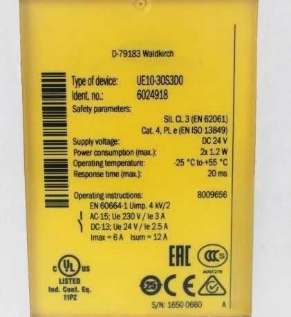 Brand New UE10-30S3D0 Brand New Safety Relay Fast Delivey