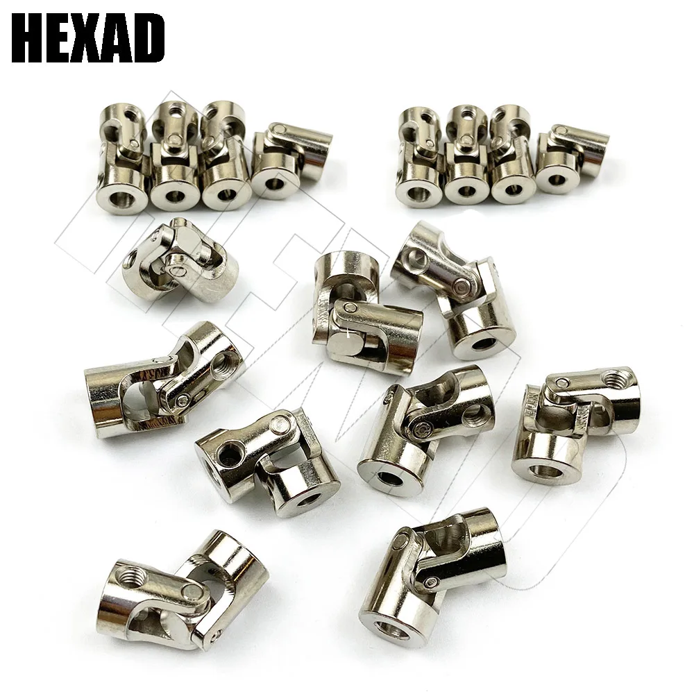 1pcs 2mm 2.3mm 3mm 3.17mm 4mm 5mm 6mm 8mm 10mm RC Car Boat Model Universal Coupler Joint Coupling Steel Shaft Connector