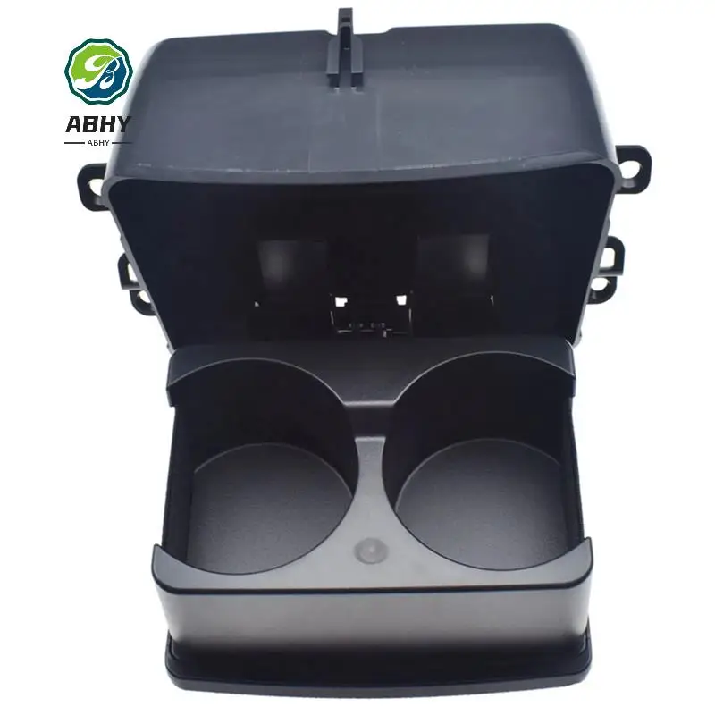 

ABHY-Car Center Water Dual Cup Holder For Ford Explorer 2011-2015 Black Drinks Holder BB5Z-7813562-BA