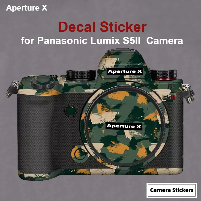 Lumix S5II كاميرا ملصق S5M2X / S5M2 طبقة رقيقة واقية لباناسونيك DC-S5M2 كاميرا قسط ملصق مائي غطاء الجلد فيلم التفاف #1