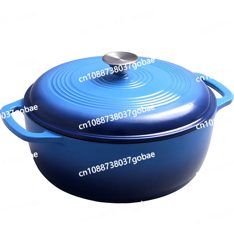 

Трансграничный чугунный эмалированный горшок, бинауральный горшок с эмалью для выпечки хлеба