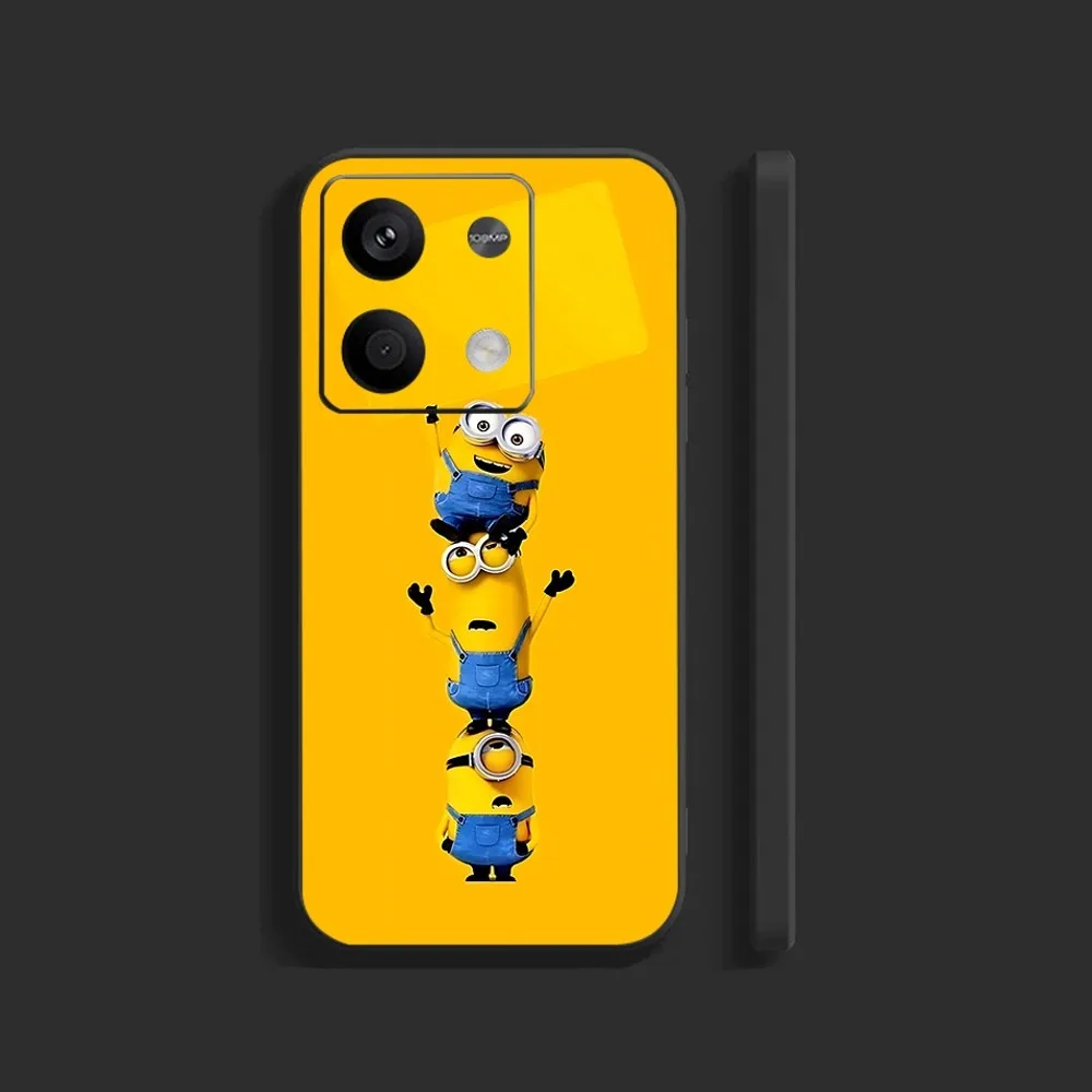 Movie Funny M-Minions Phone Case For Xiaomi 11 Redmi Note 11 5G 8T 9A 9 10T Note8Pro Note9 12SUltra Black Case