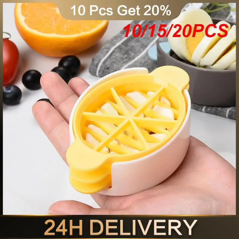 10/15/20PCS Egg Cutting Tool Household 47g Kitchen Utensils Home Supplies Multi-function Egg Cutter Cut Songhua Egg