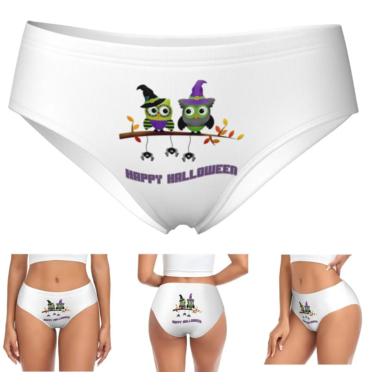 Трусики Duolingo Owl Duo на заказ, женские удобные трусы, нижнее белье, дышащие женские трусы