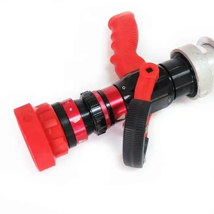 Xhyxfire Fire Brigade Pistol Grip Branch Pipe Spray Jet Fire Fighting Water Hose Gun Stainless Steel ISO Power ABS Black, Red