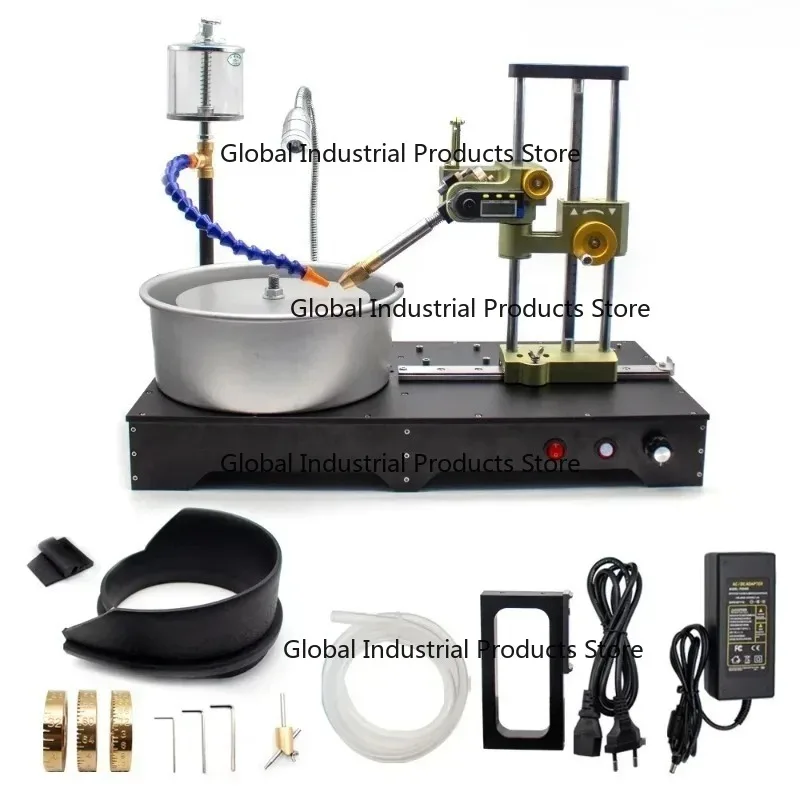 

Precision Gemstone Faceting Digital Display Gem Faceting Machine with Digital Angle Manipulator Jewel Flat Grinder 0-2800RPM