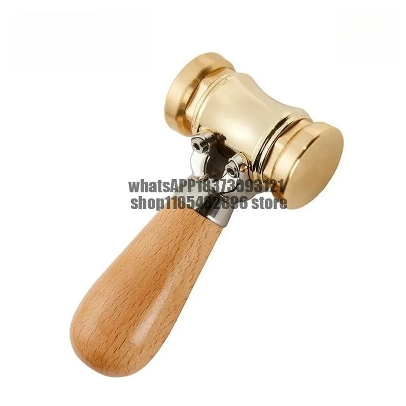 Woodworking Brass Chisel Mallet with Interchangeable Heads