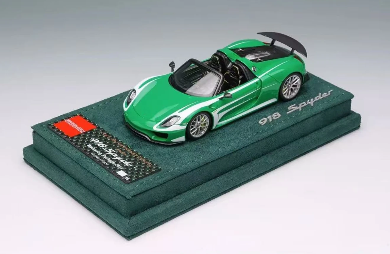 

Make up 1:43 2025APAxpo 918spyder Singer DLS Литая под давлением модель автомобиля Коллекция ограниченной серии