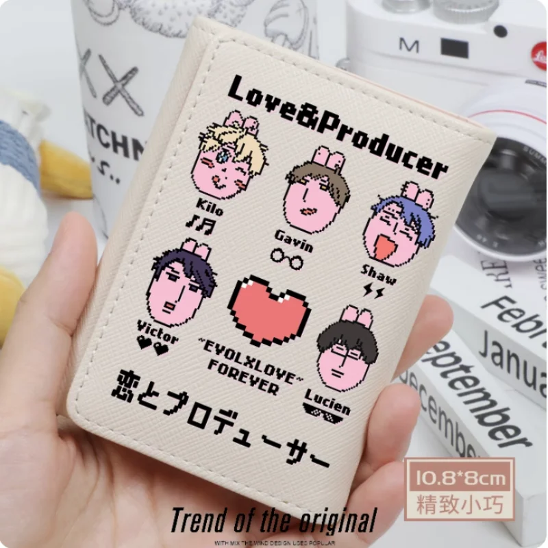 

Anime Love Producer Victor Lucien Gavin Wallet Women Fold Bag Multi Card Coin Pocket Holder Fashion Wallet Gift