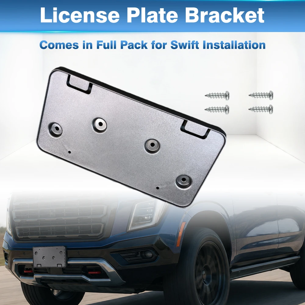 For GMC Yukon XL North American Version 2025-2026 Car Front License Plate Bracket 85115877 ABS Plastic Car Accessories