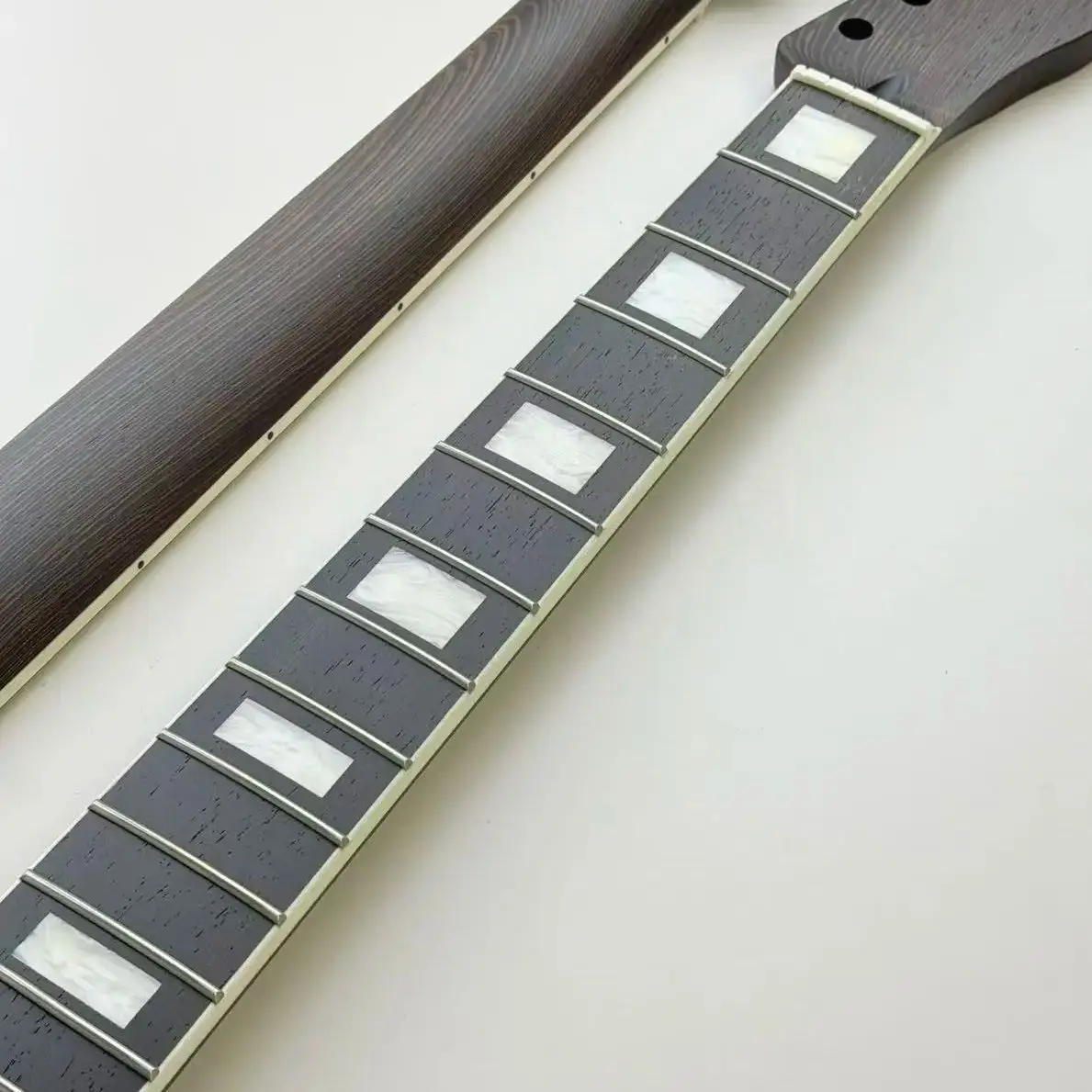 الراقية جناح الدجاج الخشب TL نمط الغيتار الرقبة 22 الحنق 9.5 بوصة نصف القطر قسط خشبية الغيتار الكهربائي استبدال الرقبة #2