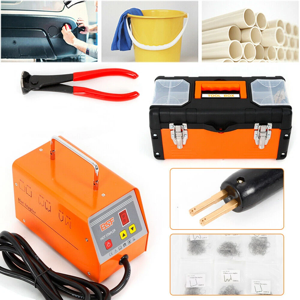 Hot Stapler Kit Plastic Welding Machine 30W 110V Welding Machine 30W for Car Boat Bumper Quick Repair Reinforcement