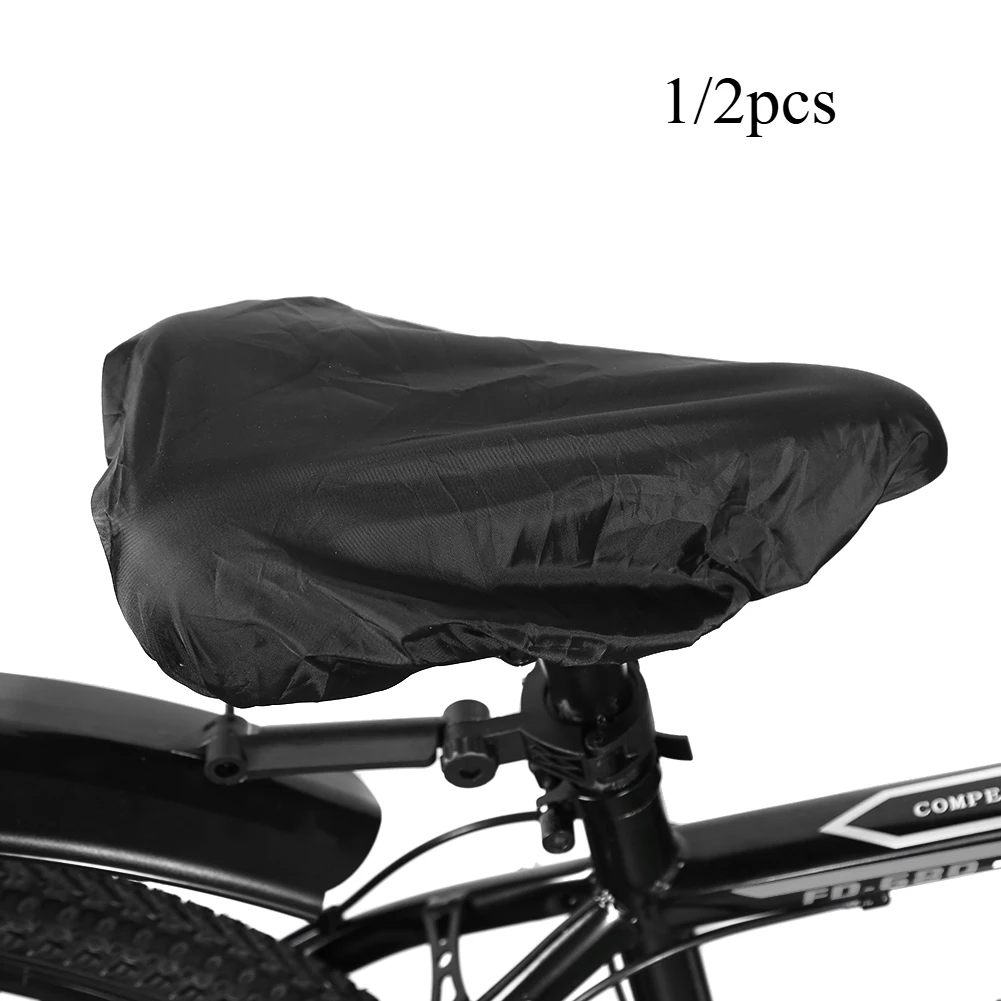 1/2pc כביש אופני מושב גשם כיסוי עמיד למים אבק עמיד סיליקון הרי אופניים אוכף מגן חיצוני רכיבה על אופניים אבזרים