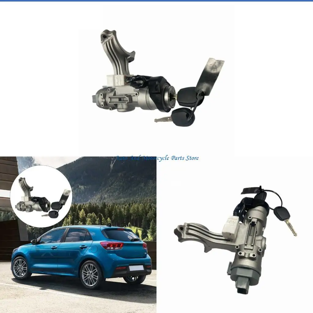 

P9FD High Security Automotive Ignition Switches Steering Lock Assembly Direct Replacement 819001GL00 Includes Double Keys