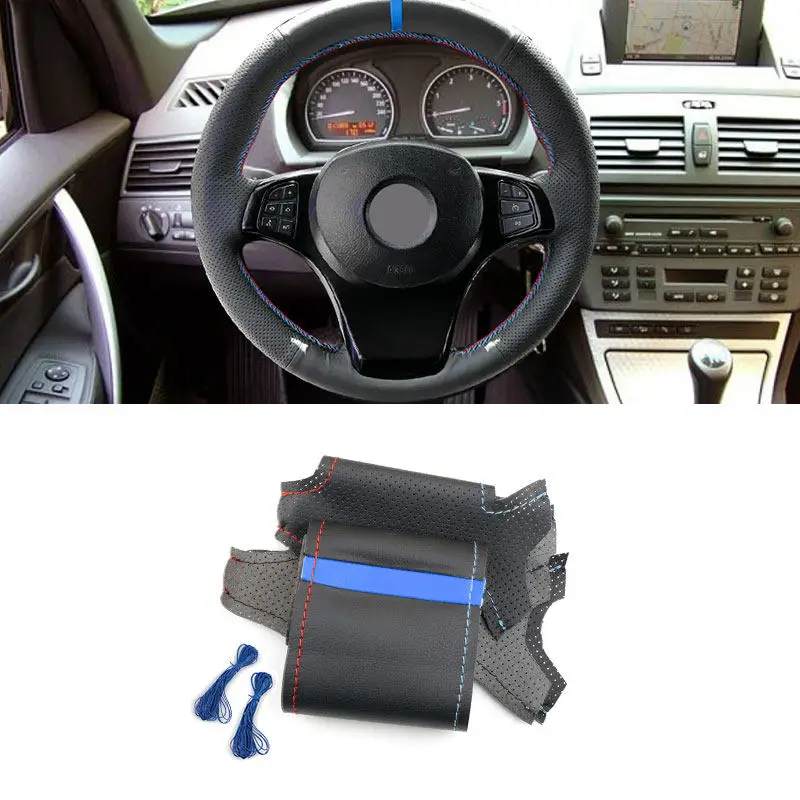 

Чехол на Автомобильный руль для BMW X3 E83 2003-2010 X5 E53 2004-2006
