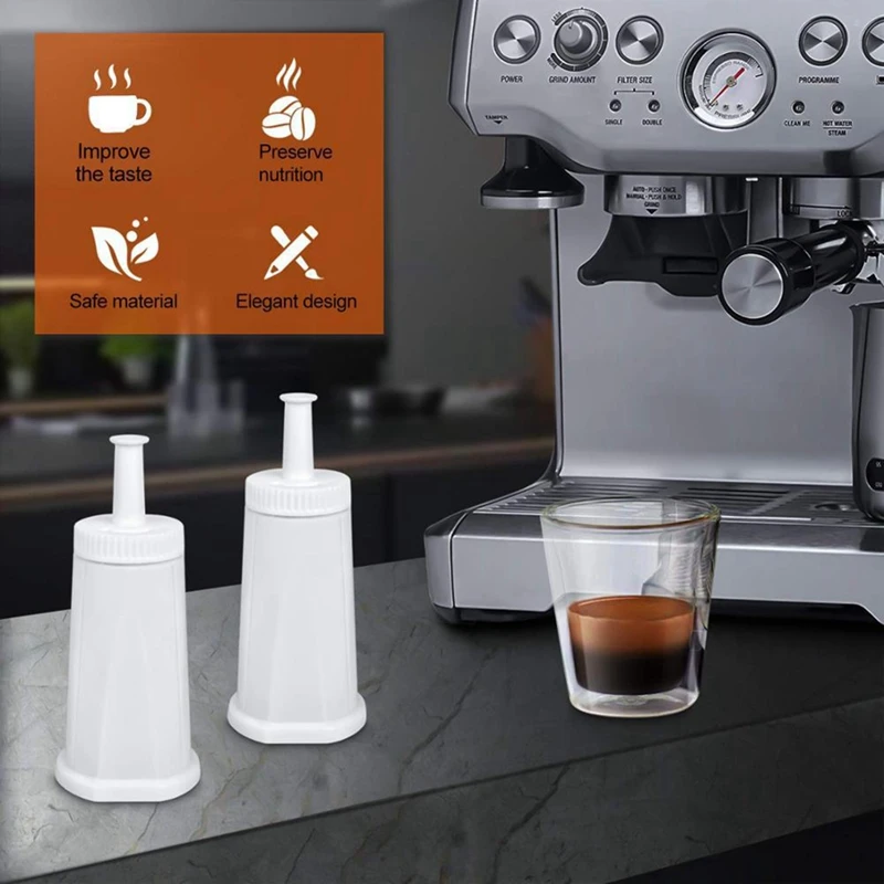 2 ชิ้นเปลี่ยนกรองน้ําสําหรับ Breville Barista Touch Espresso Machine BES880 BES878 Oracle Touch BES990 BES980