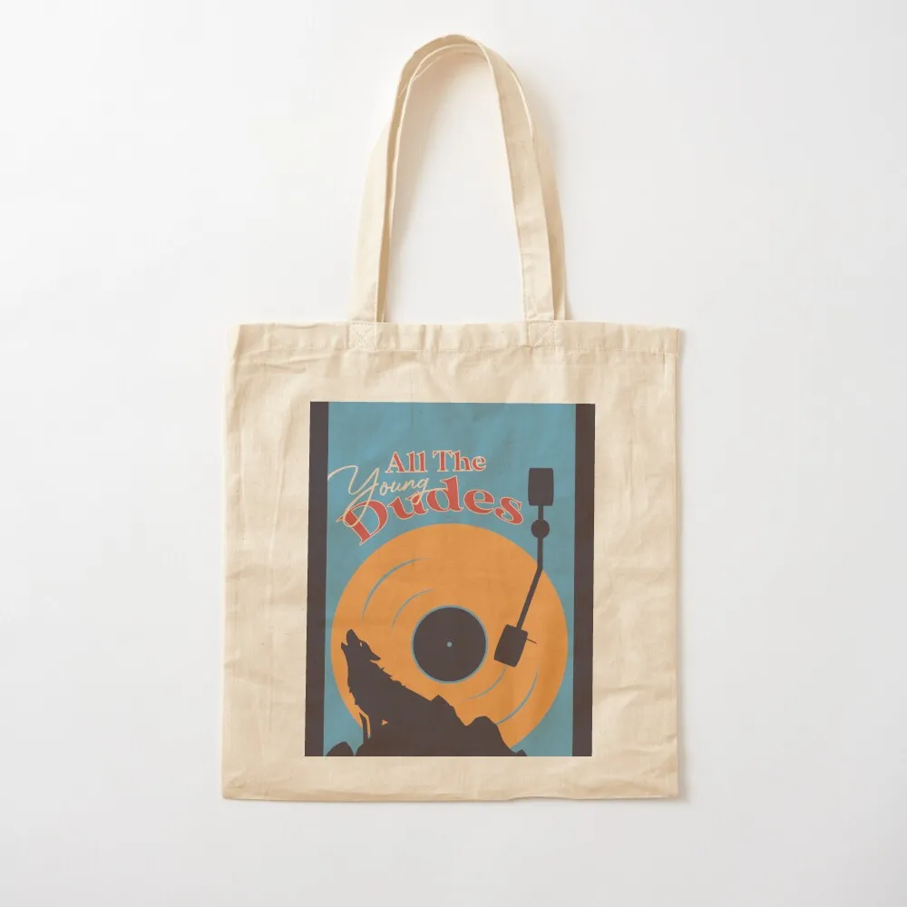 

All the Young Dudes Tote Bag Women's tote Women's beach bags custom Canvas Canvas