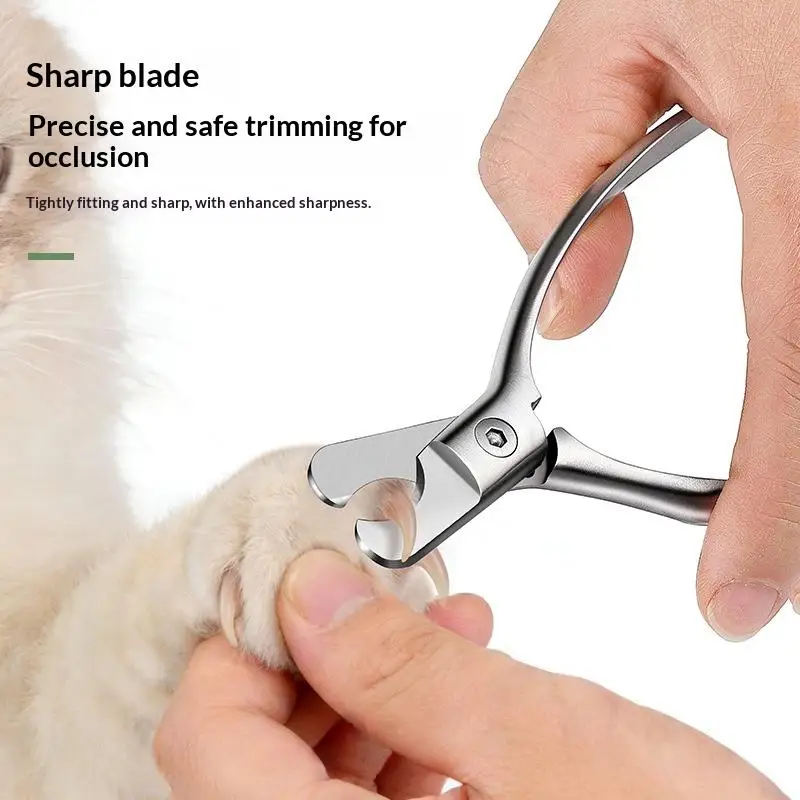 Pet Professional Ganzstahl ﻿ Hunde- und Katzen-Nagelknipser, langlebige Klingen, scharf, sicheres Pflegewerkzeug für Katzen und Hunde – Detail 3