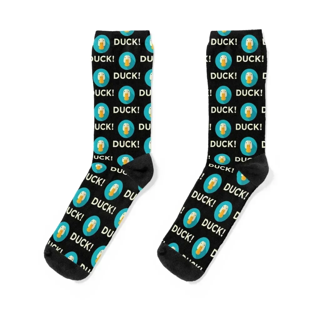 DUCK! - the popular combat robot - now has fabulous merch. Socks custom halloween football Lots Male Socks Women's