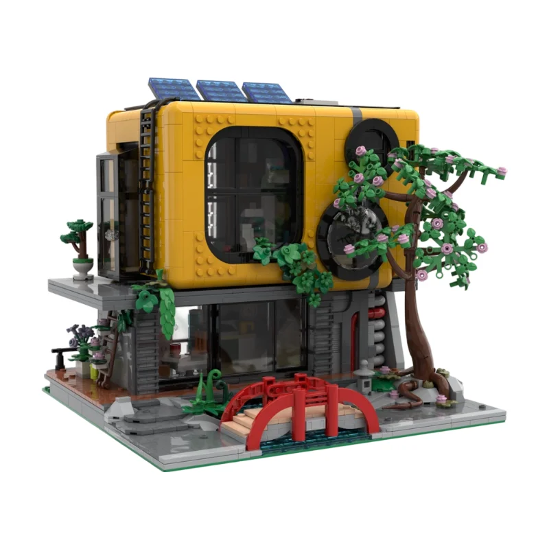 

Architect's Studio MOC Building Blocks Creative Workshop Architecture Model DIY Assembly Bricks Display Toy